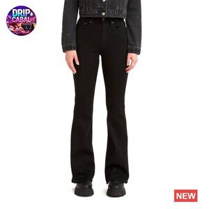 High Rise Flare Jeans Y2K Retro Chic Modern Fit Tight Thigh Flared Leg